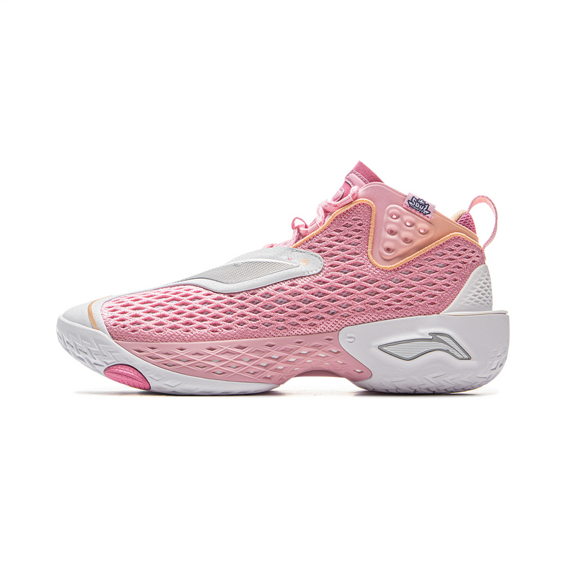 LINING Баскетбольные кроссовки BadFive 5 с противоскользящей подошвой, износостойкие, дышащие, с отскоком, средней высоты, розовые, белые
LINING Баскетбольные кроссовки BadFive 5 с противоскользящей подошвой, износостойкие, дышащие, с отскоком, средней высоты, розовые, белые