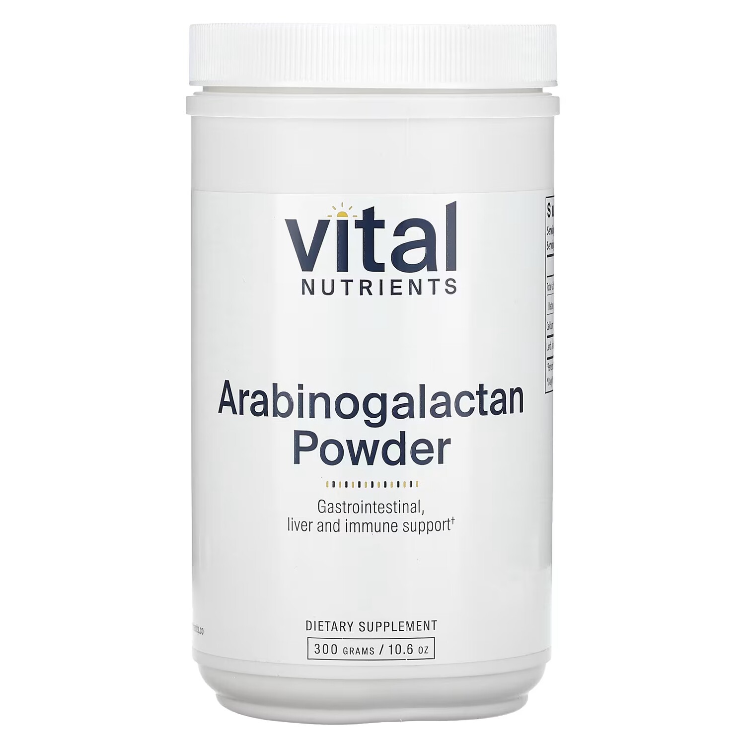 Порошок арабиногалактана Vital Nutrients, 300 г 
Порошок арабиногалактана Vital Nutrients, 300 г