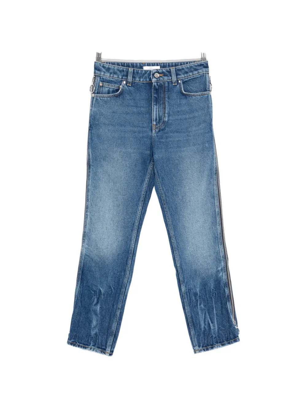 Укороченные джинсы с молнией Rabanne, синий
Укороченные джинсы с молнией Rabanne, синий