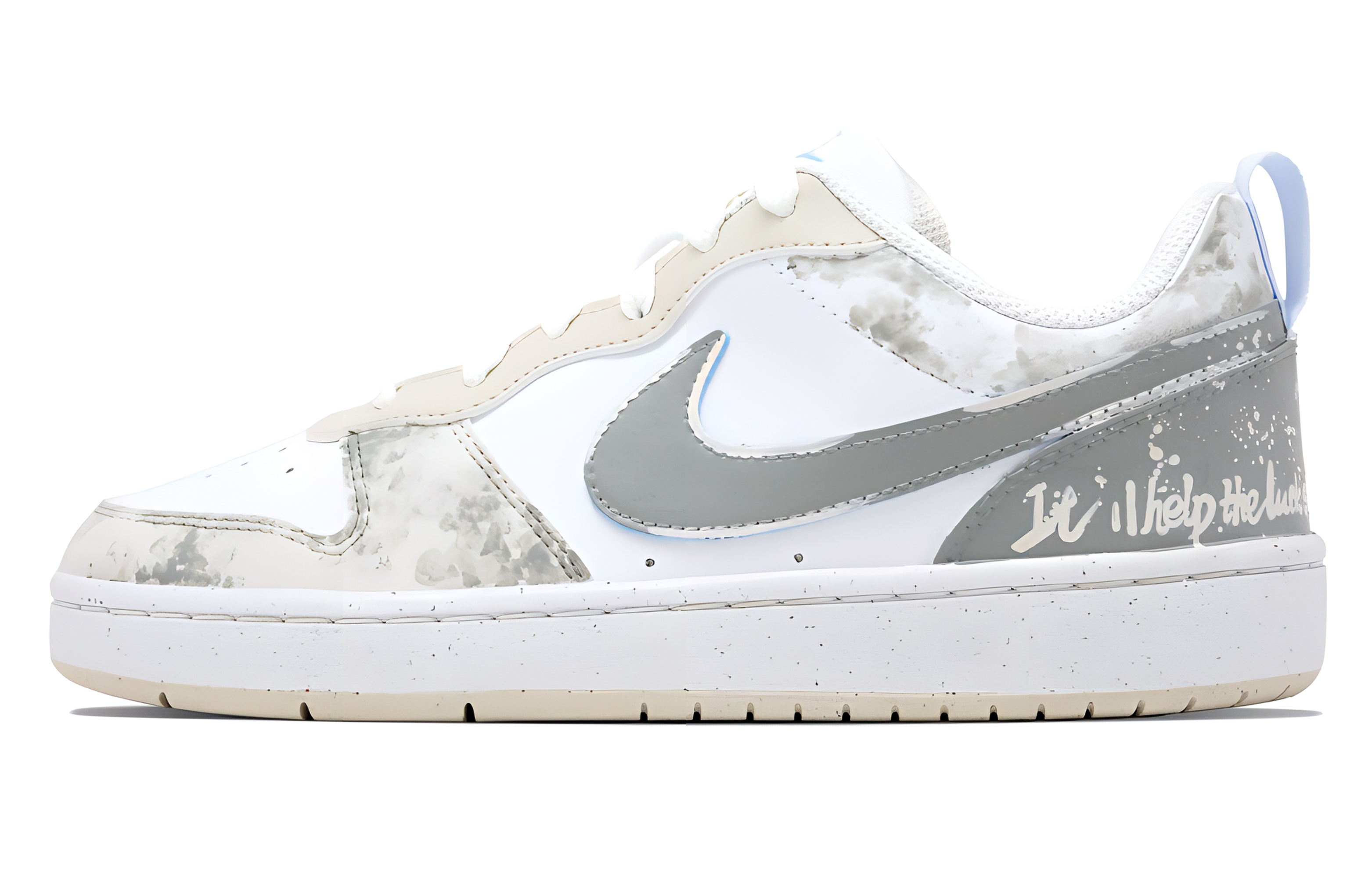 Court Borough SSS Manufacturing, Yiyin, детские нескользящие износостойкие низкие кроссовки для скейтбординга Nike, серый 
Court Borough SSS Manufacturing, Yiyin, детские нескользящие износостойкие низкие кроссовки для скейтбординга Nike, серый