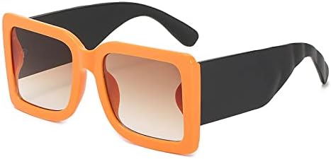 Большие квадратные солнцезащитные очки в винтажном стиле для женщин, модные солнцезащитные очки черного цвета с защитой от УФ-излучения UV400 для мужчин и женщин MTZJH, Orange
Большие квадратные солнцезащитные очки в винтажном стиле для женщин, модные солнцезащитные очки черного цвета с защитой от УФ-излучения UV400 для мужчин и женщин MTZJH, Orange