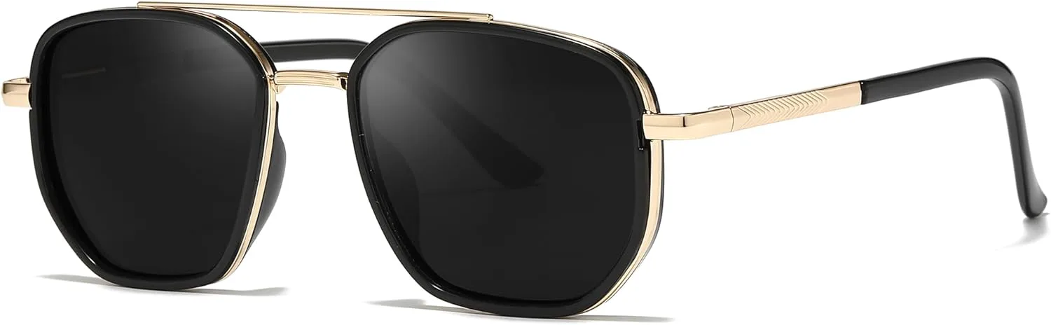Солнцезащитные очки-авиаторы для женщин, не спутывающиеся, поляризованные, модные солнцезащитные очки для путешествий и вождения DreamCalf, A02- Gold Black/Grey
Солнцезащитные очки-авиаторы для женщин, не спутывающиеся, поляризованные, модные солнцезащитные очки для путешествий и вождения DreamCalf, A02- Gold Black/Grey
