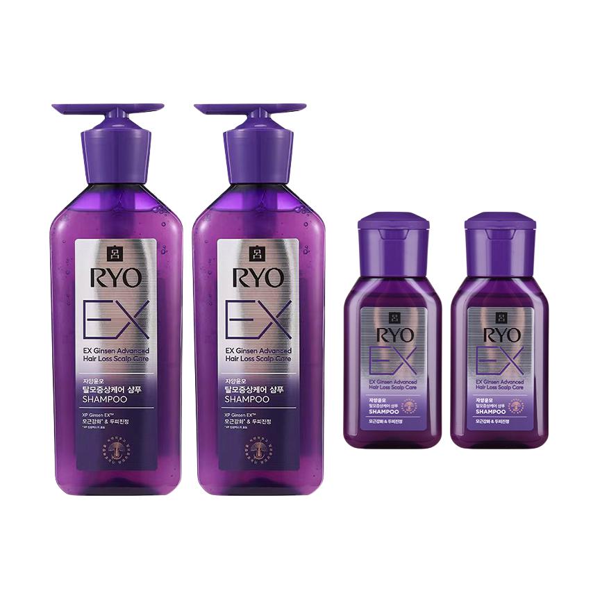 Шампунь для предотвращения выпадения волос комбинированный укрепляющий уход 400мл*2+100мл*2 Ryo
Шампунь для предотвращения выпадения волос комбинированный укрепляющий уход 400мл*2+100мл*2 Ryo