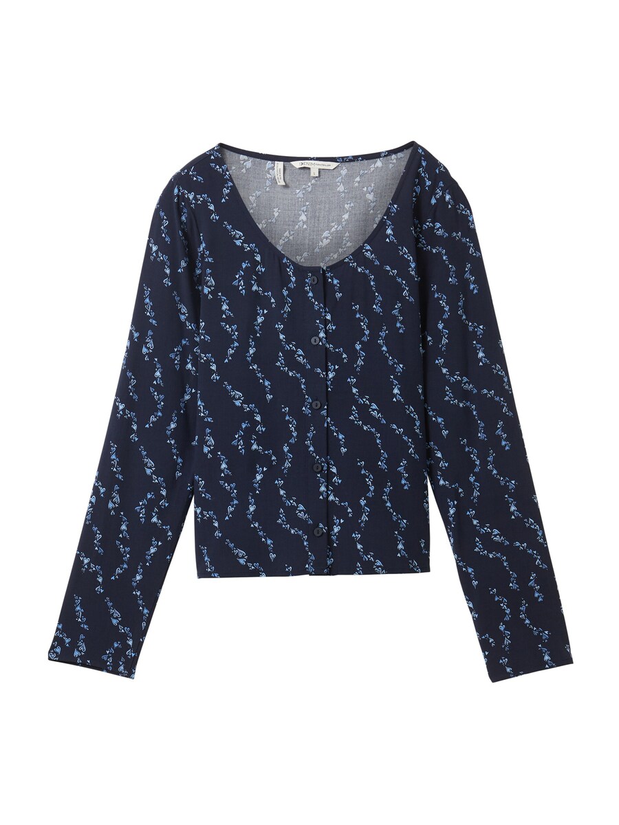 Блуза TOM TAILOR DENIM, темно-синий/светло-синий
Блуза TOM TAILOR DENIM, темно-синий/светло-синий