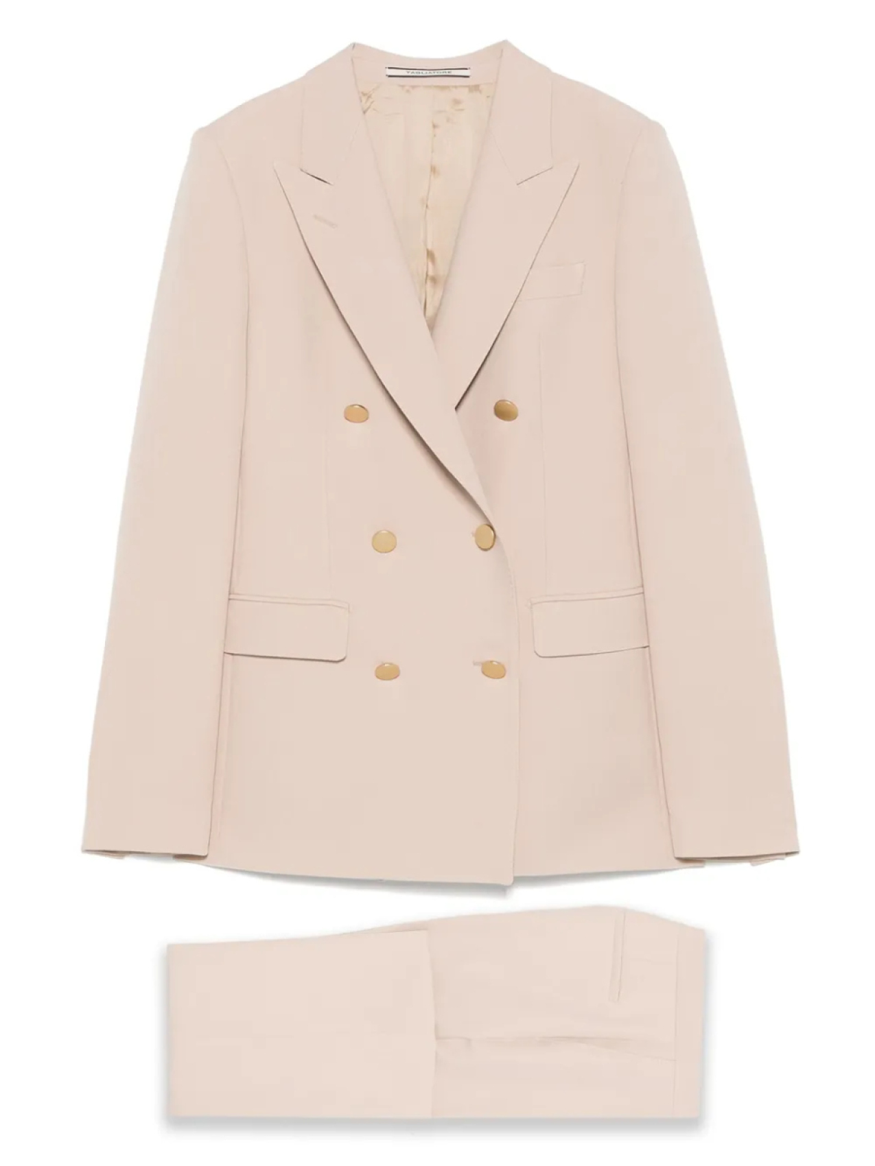 Двубортный костюм Tagliatore, нейтральный
Двубортный костюм Tagliatore, нейтральный