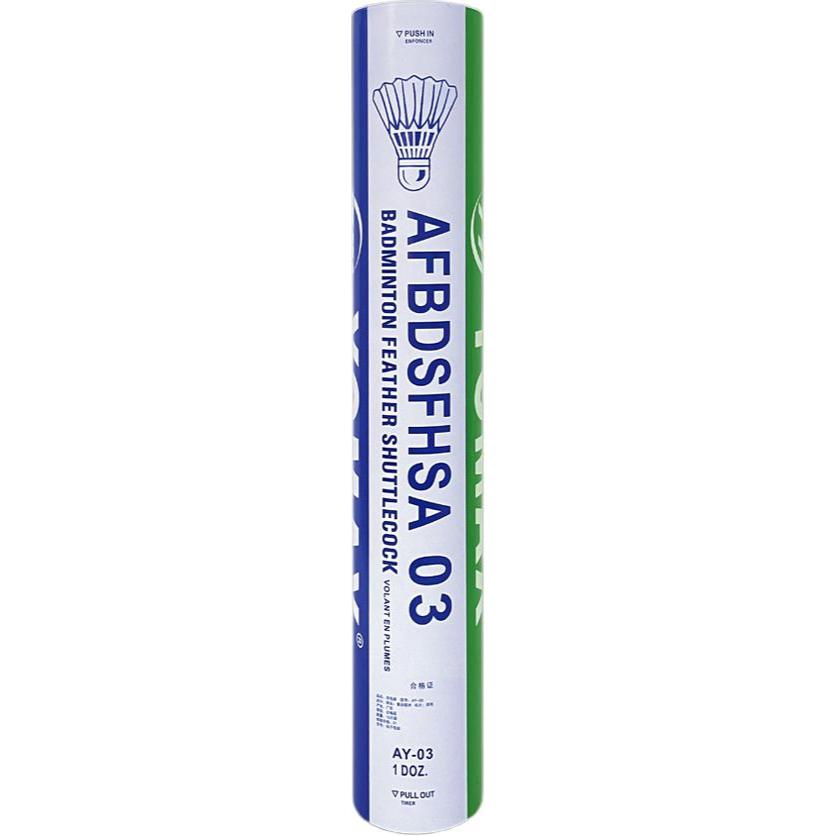 Волан для бадминтона AY Duck Feather 12 штук тренировочные из утиного пера YONEX
Волан для бадминтона AY Duck Feather 12 штук тренировочные из утиного пера YONEX