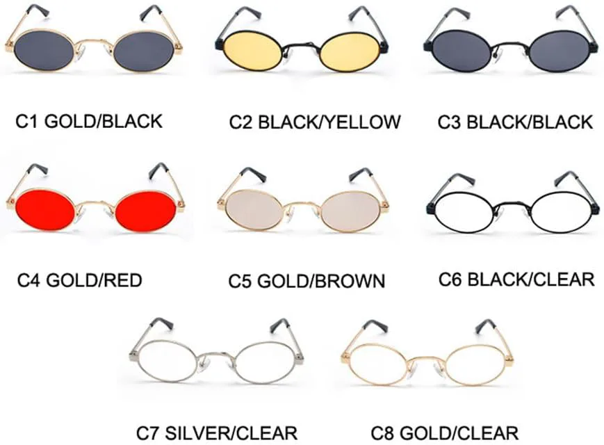 Солнцезащитные очки UV400 - маленькая оправа, овальная, металлическая, в стиле панк, для женщин и мужчин, для бега и активного отдыха generic, C8 Gold-clear
Солнцезащитные очки UV400 - маленькая оправа, овальная, металлическая, в стиле панк, для женщин и мужчин, для бега и активного отдыха generic, C8 Gold-clear