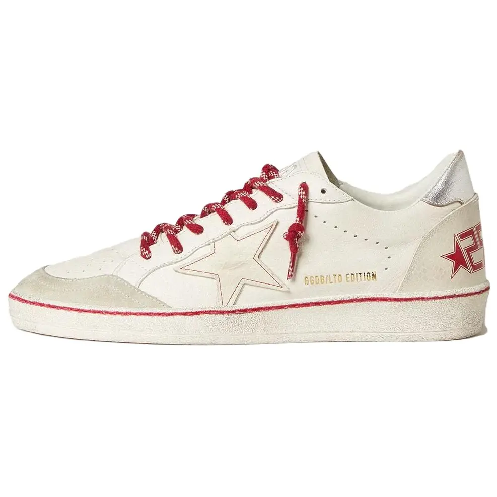 Golden Goose Кроссовки Ball Star LTD CNY Low Top для скейтбординга, мужские, белые, с эффектом потертости
Golden Goose Кроссовки Ball Star LTD CNY Low Top для скейтбординга, мужские, белые, с эффектом потертости