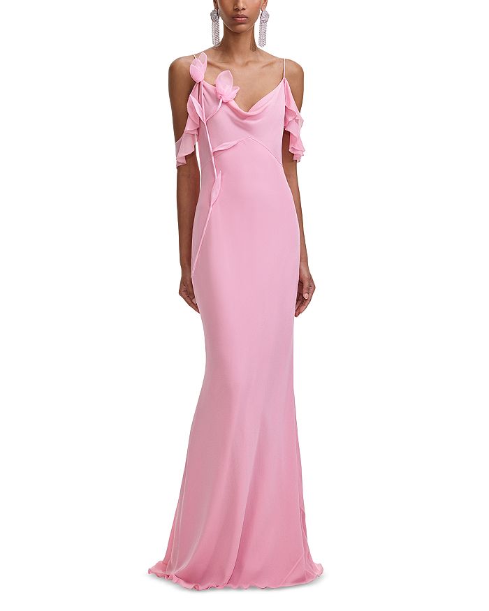 Жоржеттовое макси-платье с цветочным принтом Self-Portrait, розовый
Жоржеттовое макси-платье с цветочным принтом Self-Portrait, розовый