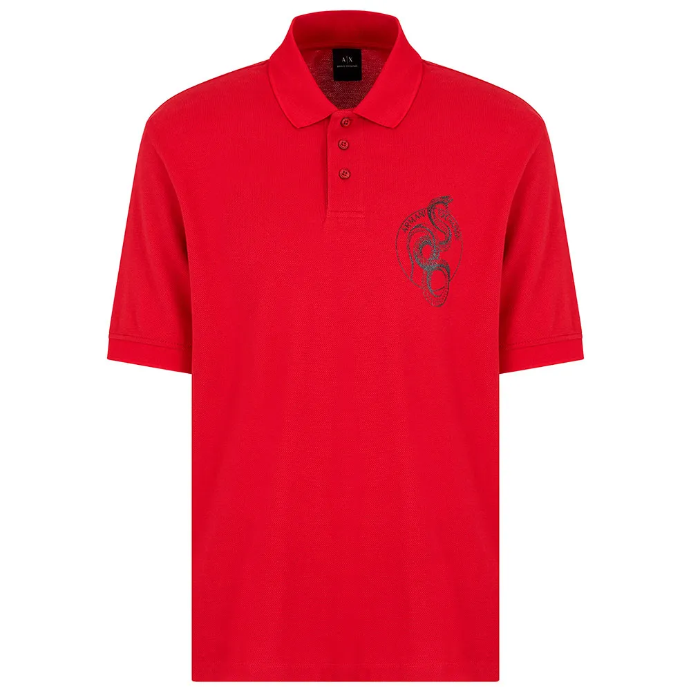 Поло с коротким рукавом Armani Exchange XM000215_AF10366, красный
Поло с коротким рукавом Armani Exchange XM000215_AF10366, красный