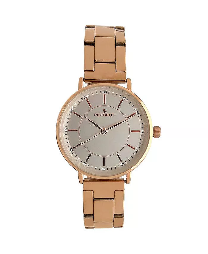 Женские часы Rose Gold 30 мм со стильным браслетом из нержавеющей стали Peugeot
Женские часы Rose Gold 30 мм со стильным браслетом из нержавеющей стали Peugeot