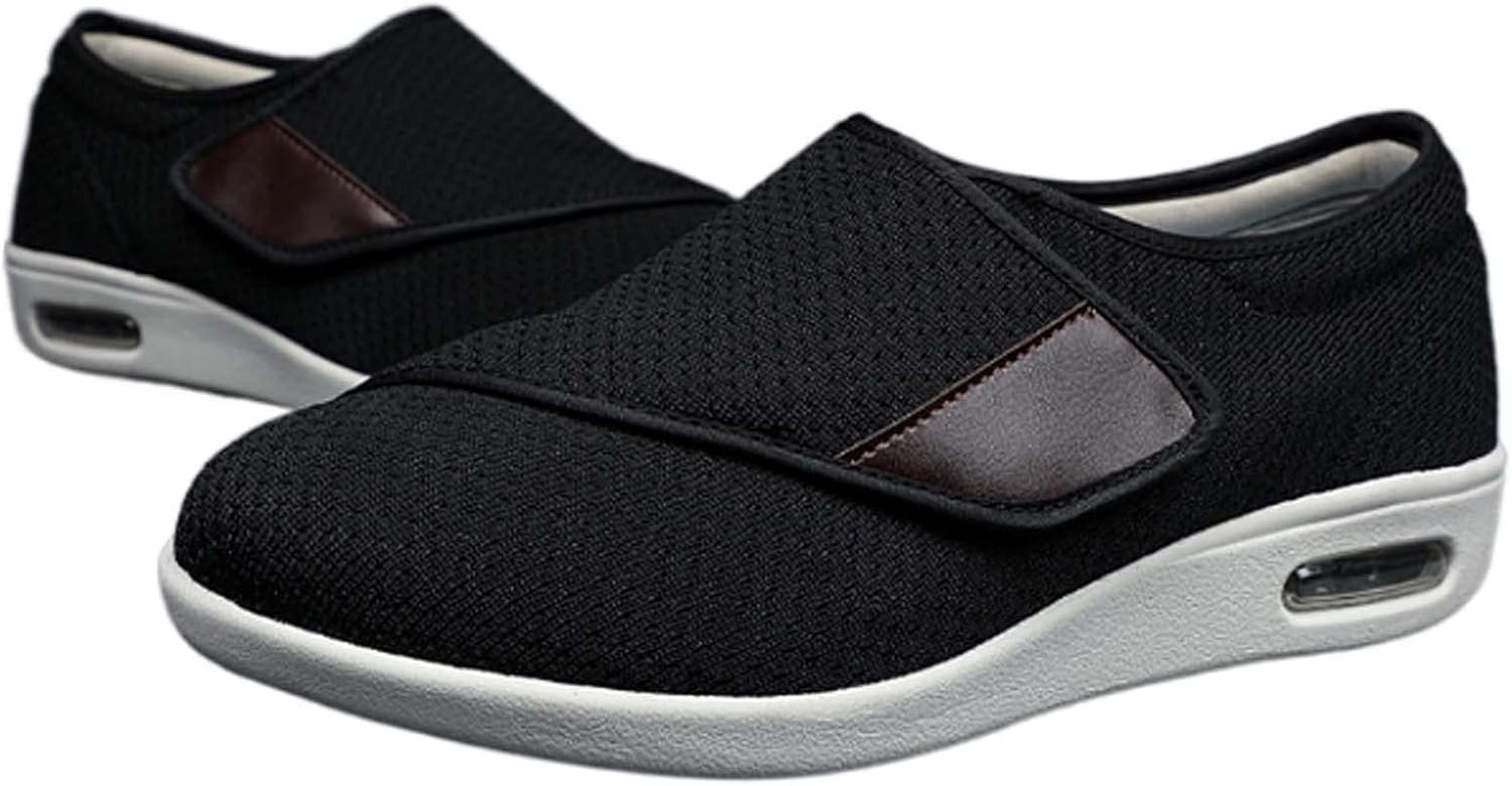 Мужские туфли большого размера с регулируемой застежкой, легкие, ортопедические, удобные повседневные тапочки для пожилых людей с отеками ног, артритом и восстановлением, мужской размер 7 / женский размер 8 Generic, черный
Мужские туфли большого размера с регулируемой застежкой, легкие, ортопедические, удобные повседневные тапочки для пожилых людей с отеками ног, артритом и восстановлением, мужской размер 7 / женский размер 8 Generic, черный