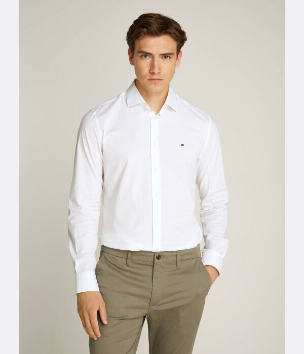 Рубашка мужская Tommy Hilfiger базовая хлопковая, белый
Рубашка мужская Tommy Hilfiger базовая хлопковая, белый