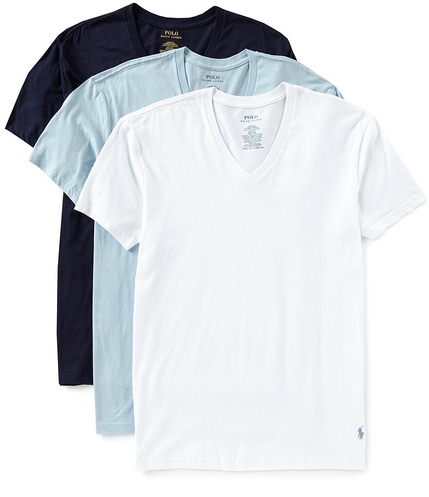 Комплект из 3 футболок классического кроя с v-образным вырезом Polo Ralph Lauren, мультиколор
Комплект из 3 футболок классического кроя с v-образным вырезом Polo Ralph Lauren, мультиколор