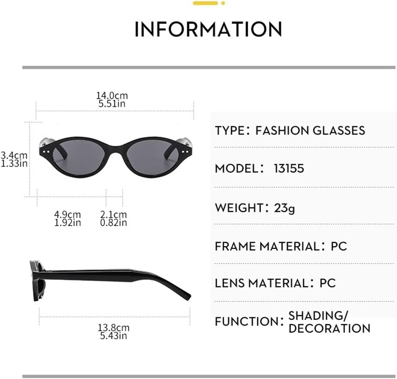 Модные солнцезащитные очки в тонкой оправе для мужчин, для езды на открытом воздухе, для поездок на работу, для женщин, для вождения Generic, Multi-colored
Модные солнцезащитные очки в тонкой оправе для мужчин, для езды на открытом воздухе, для поездок на работу, для женщин, для вождения Generic, Multi-colored