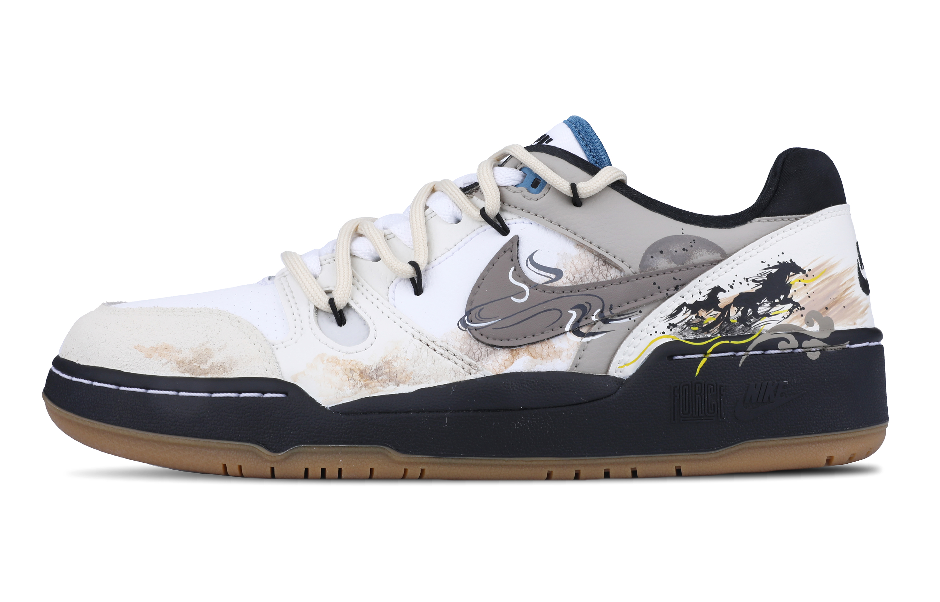 Nike Кроссовки для скейтбординга Full Force с низкой стойкостью к истиранию, мужские, цвет экрю-серый
Nike Кроссовки для скейтбординга Full Force с низкой стойкостью к истиранию, мужские, цвет экрю-серый