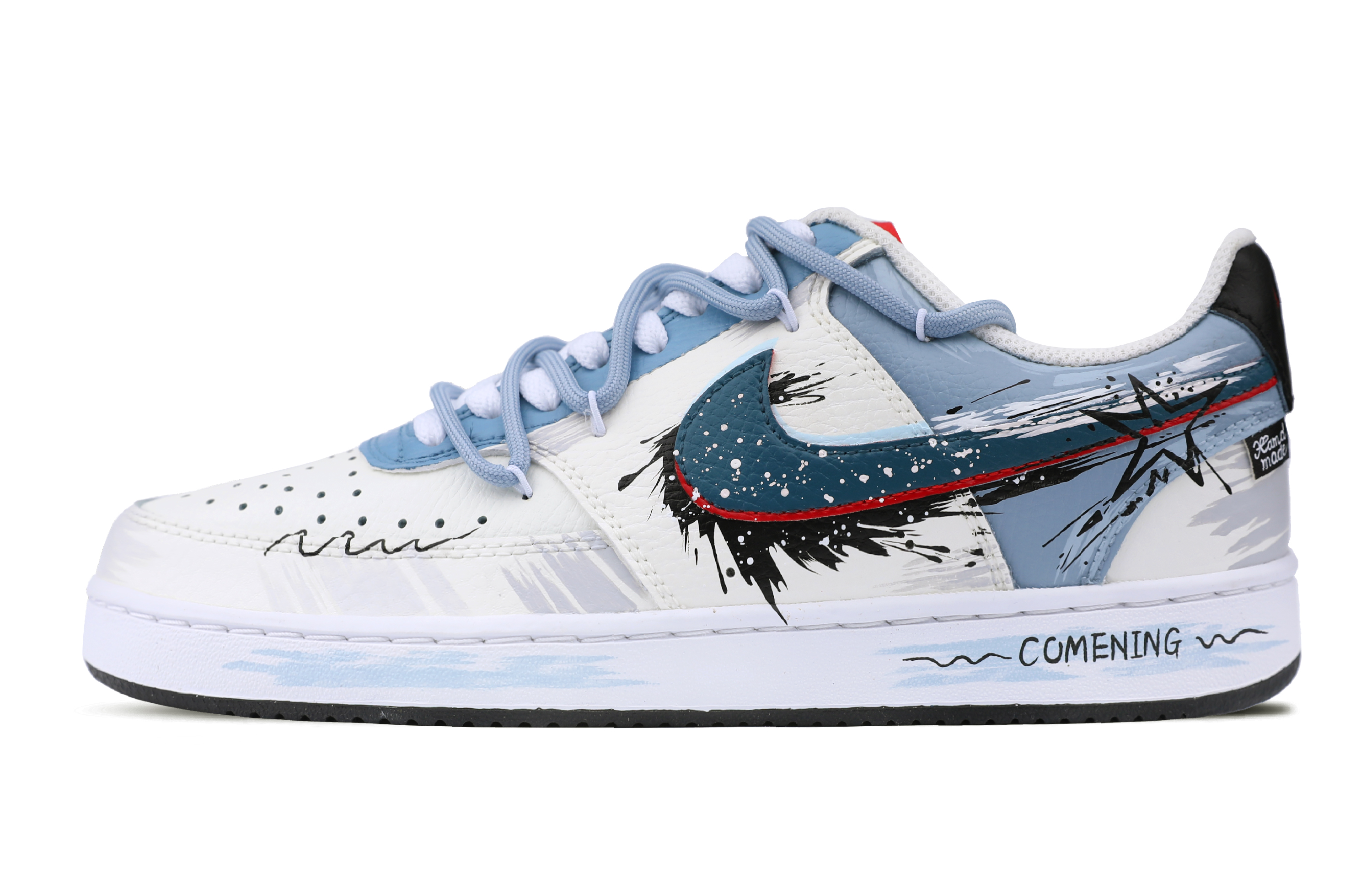 Nike Кроссовки для скейтбординга Court Vision 1 Low Top, мужские, белые, синие
Nike Кроссовки для скейтбординга Court Vision 1 Low Top, мужские, белые, синие