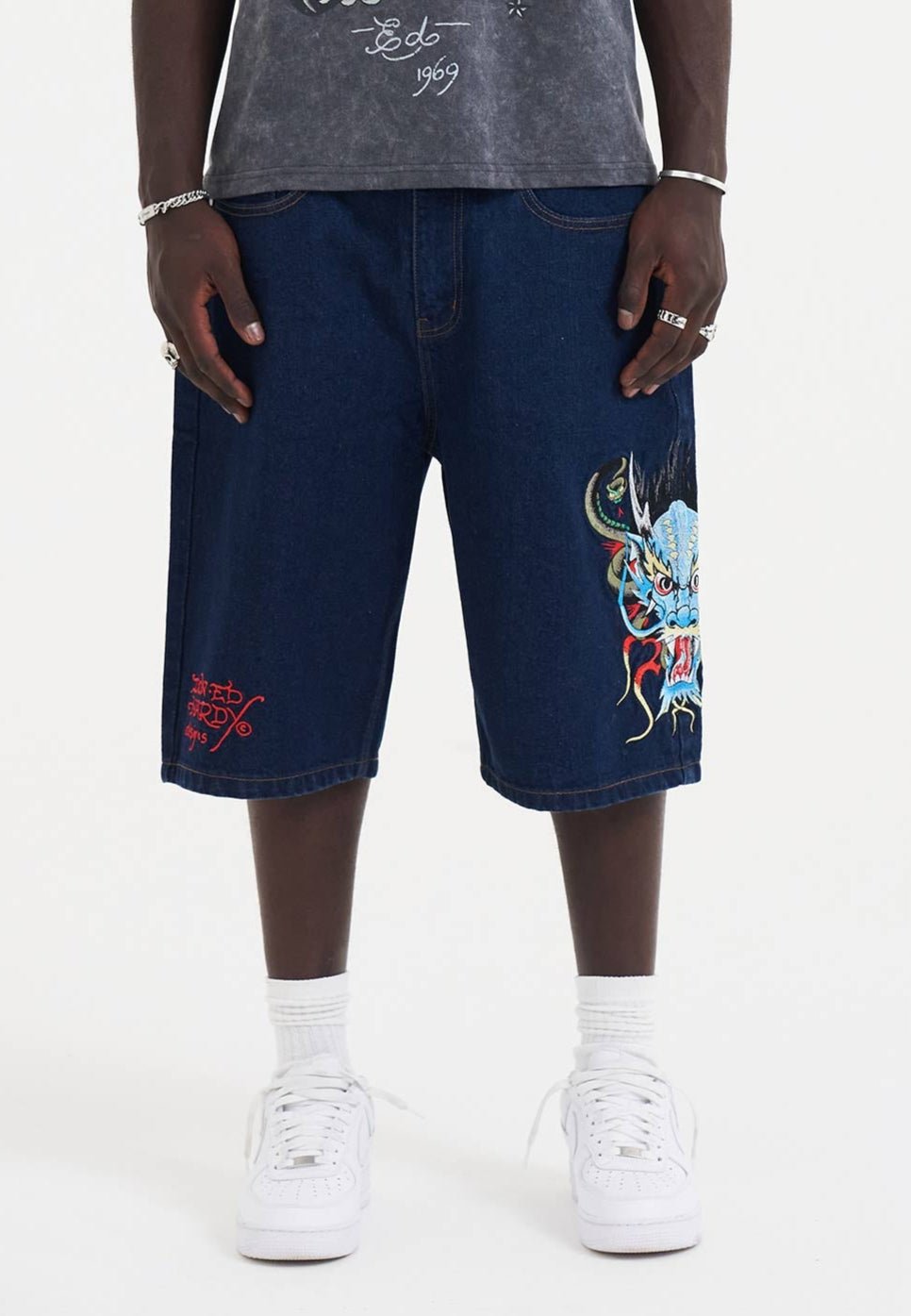 Джинсовые шорты MEDUSA DRAG SKATER Ed Hardy, индиго
Джинсовые шорты MEDUSA DRAG SKATER Ed Hardy, индиго