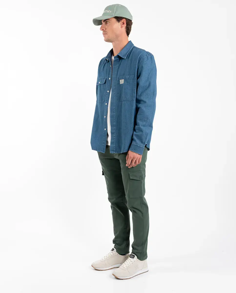 Обычная мужская хлопковая верхняя рубашка Makarthy, темно-синий
Обычная мужская хлопковая верхняя рубашка Makarthy, темно-синий