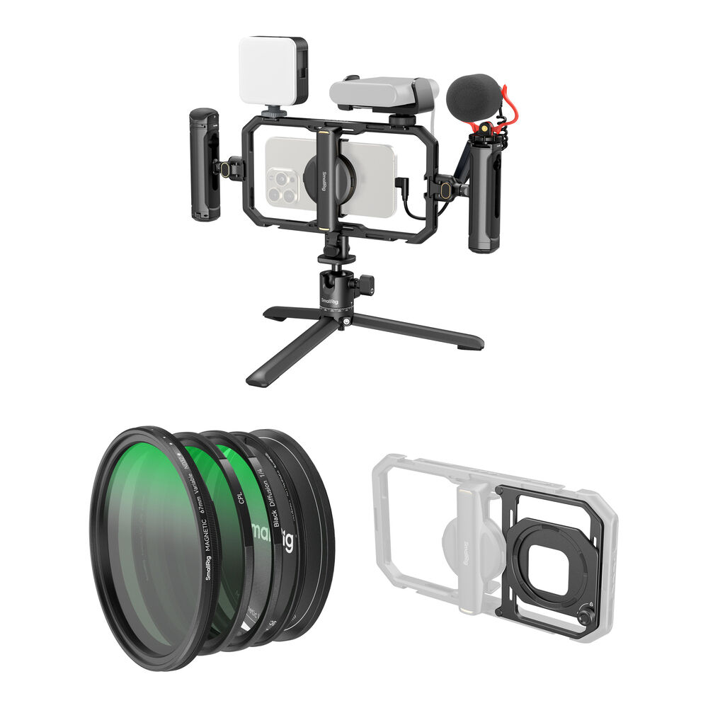 SmallRig All-in-One Video Kit for Smartphone Creators with
SmallRig All-in-One Video Kit for Smartphone Creators with