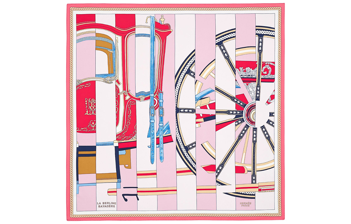 HERMES Шёлковый шарф винтажный розовый, Vintage Pink
HERMES Шёлковый шарф винтажный розовый, Vintage Pink