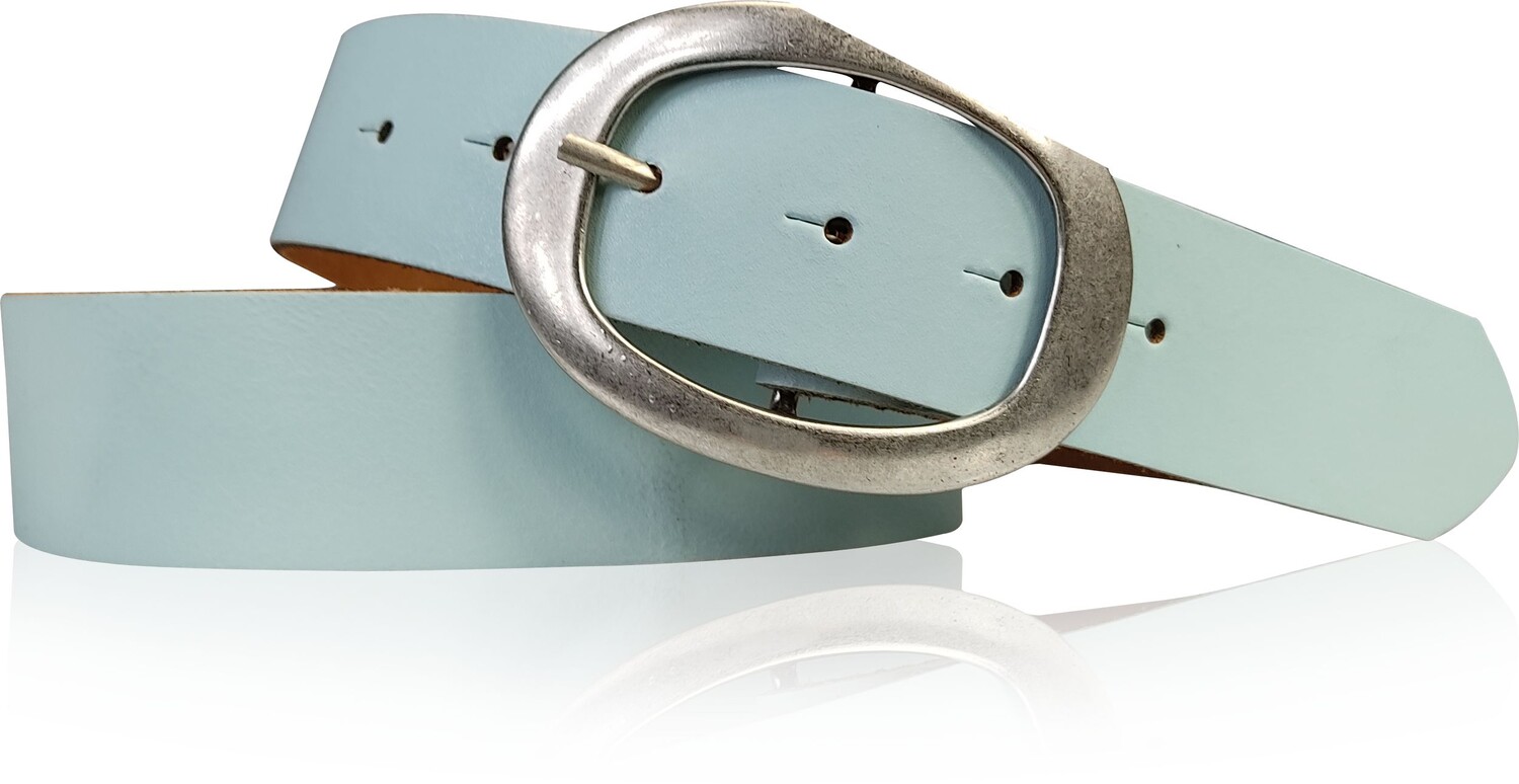 Кожаный ремень FRONHOFER, аква
Кожаный ремень FRONHOFER, аква