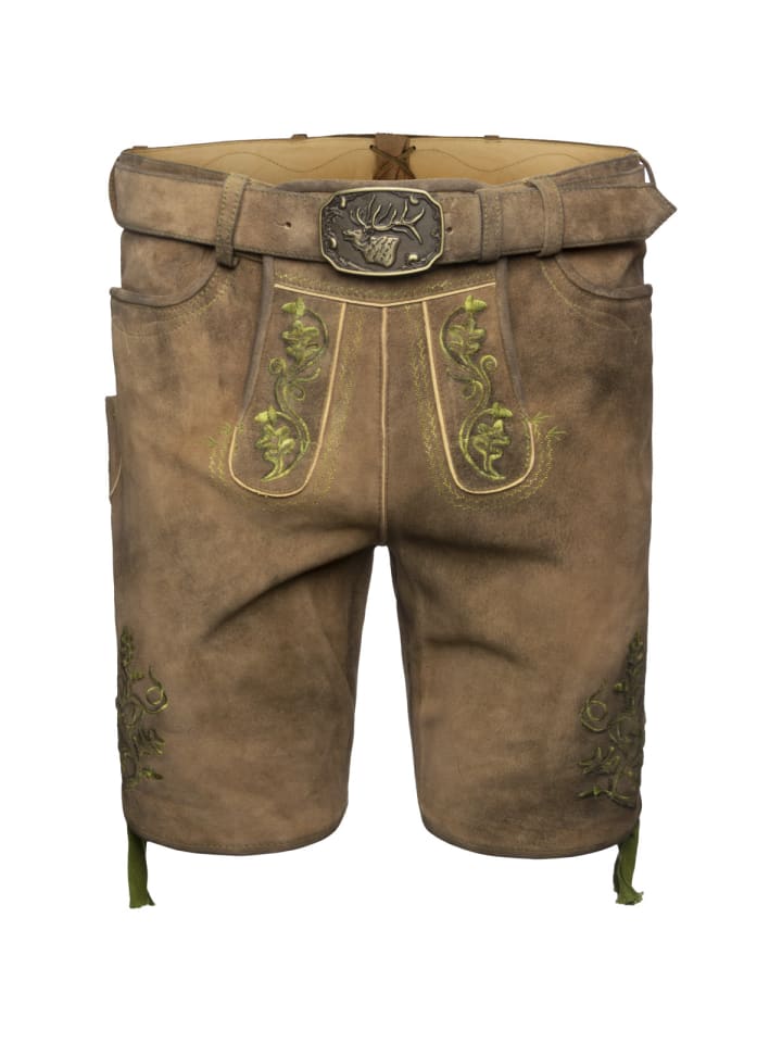 Spieth & Wensky Кожаные брюки Fendo серого цвета
Spieth & Wensky Кожаные брюки Fendo серого цвета