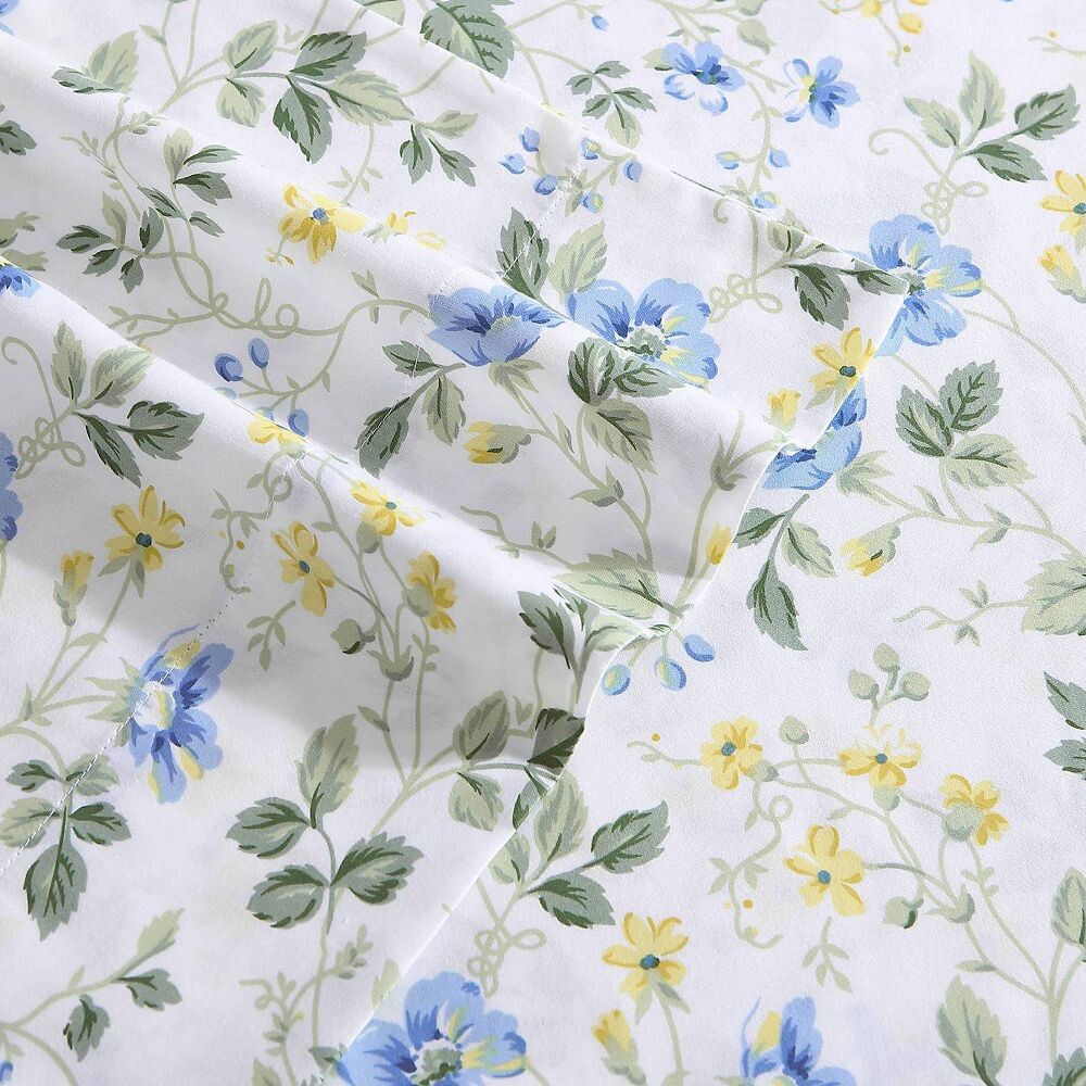 Комплект простыней Laura Ashley из хлопка с атласом плотностью 300 ниток с принтом, цвет Meadow Floral
Комплект простыней Laura Ashley из хлопка с атласом плотностью 300 ниток с принтом, цвет Meadow Floral