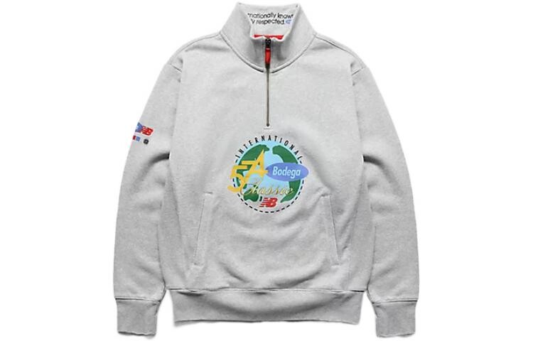 Толстовка с застежкой-молнией на четверть длины X Bodega New Balance, серый
Толстовка с застежкой-молнией на четверть длины X Bodega New Balance, серый