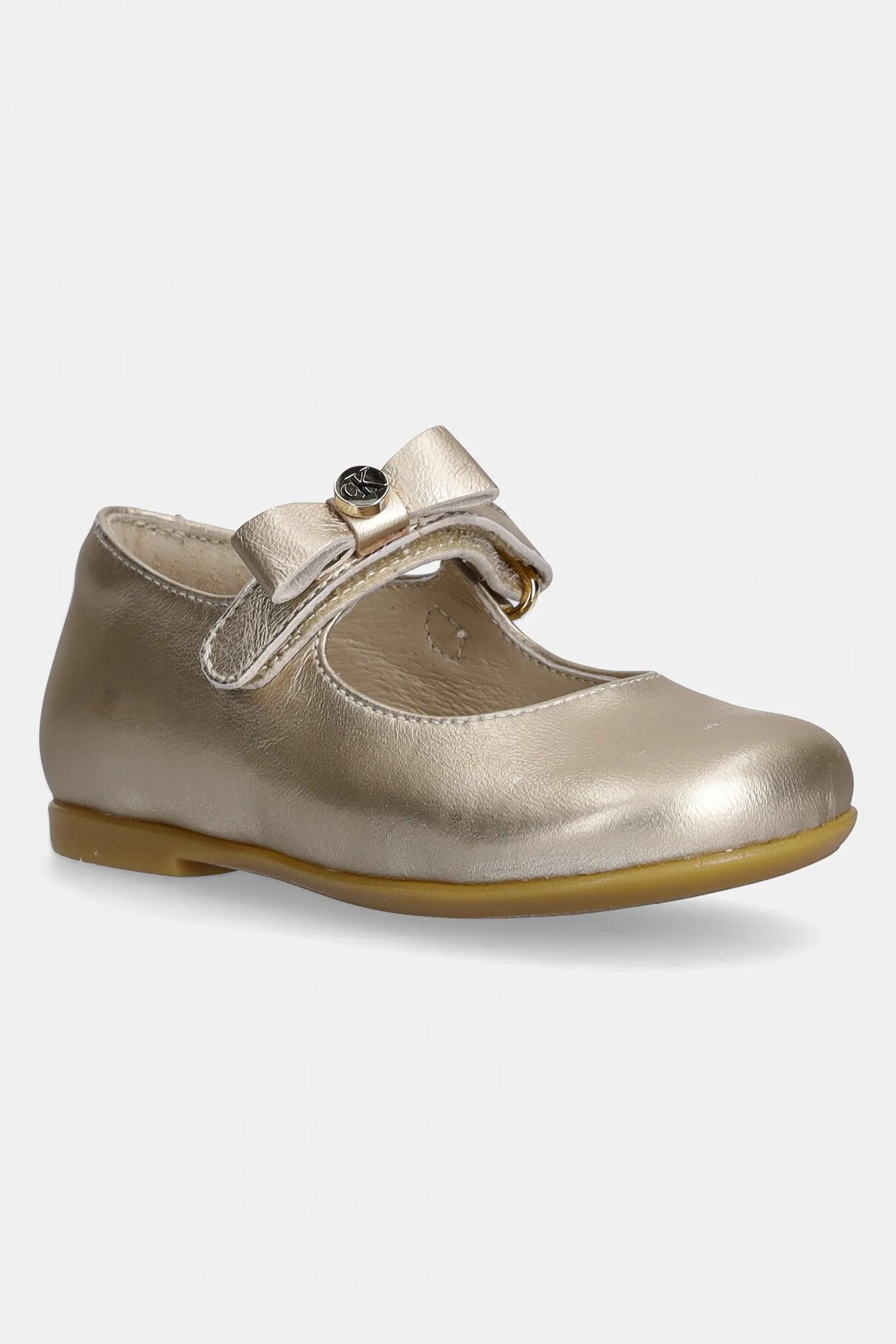 Детские кожаные балетки Calvin Klein Jeans, золотой
Детские кожаные балетки Calvin Klein Jeans, золотой