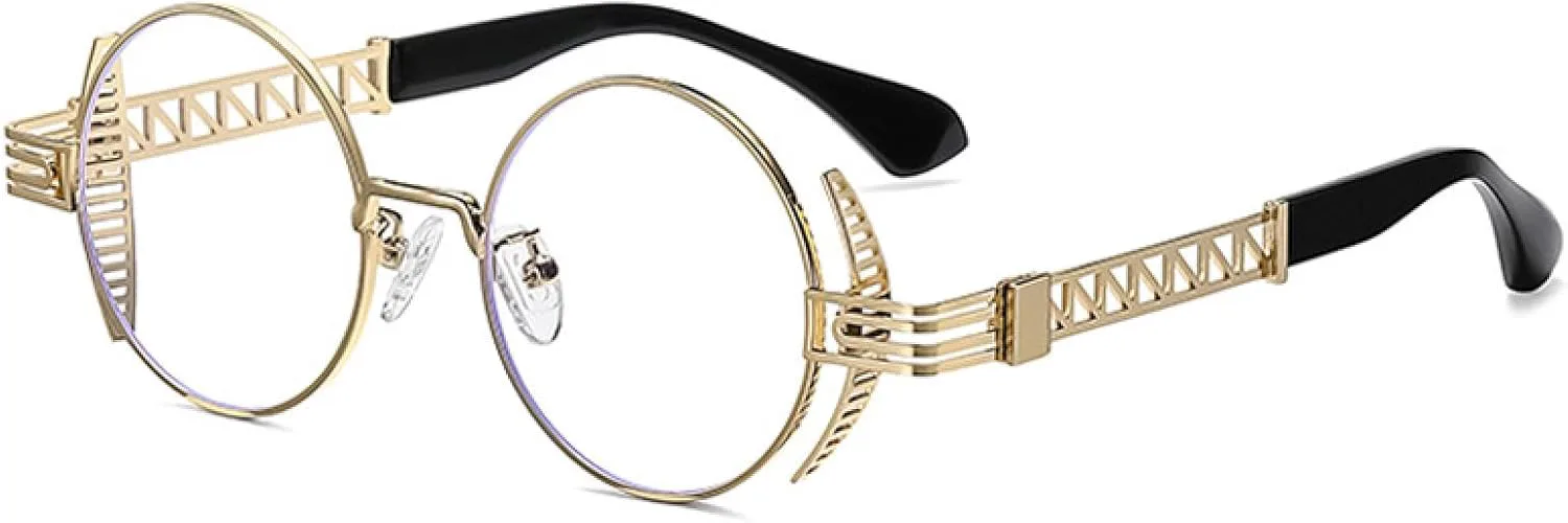 Ретро круглые панк-солнцезащитные очки для женщин, модные, с прозрачными линзами, защита от УФ-излучения UV400, для мужчин, уникальные, металлические HHZZYVY, 5
Ретро круглые панк-солнцезащитные очки для женщин, модные, с прозрачными линзами, защита от УФ-излучения UV400, для мужчин, уникальные, металлические HHZZYVY, 5