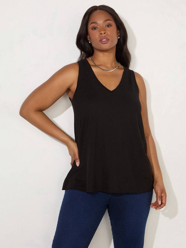 Хлопчатобумажный жилет с v-образным вырезом Live Unlimited, черный
Хлопчатобумажный жилет с v-образным вырезом Live Unlimited, черный