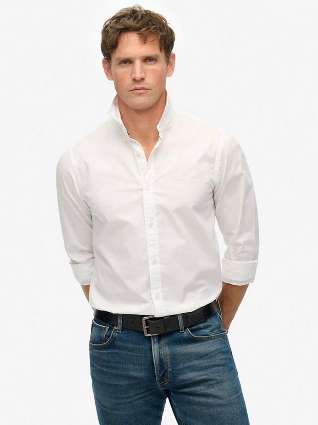 Эссеншиалз приталенная лайт рубашка с длинными рукавами Superdry, Optic
Эссеншиалз приталенная лайт рубашка с длинными рукавами Superdry, Optic