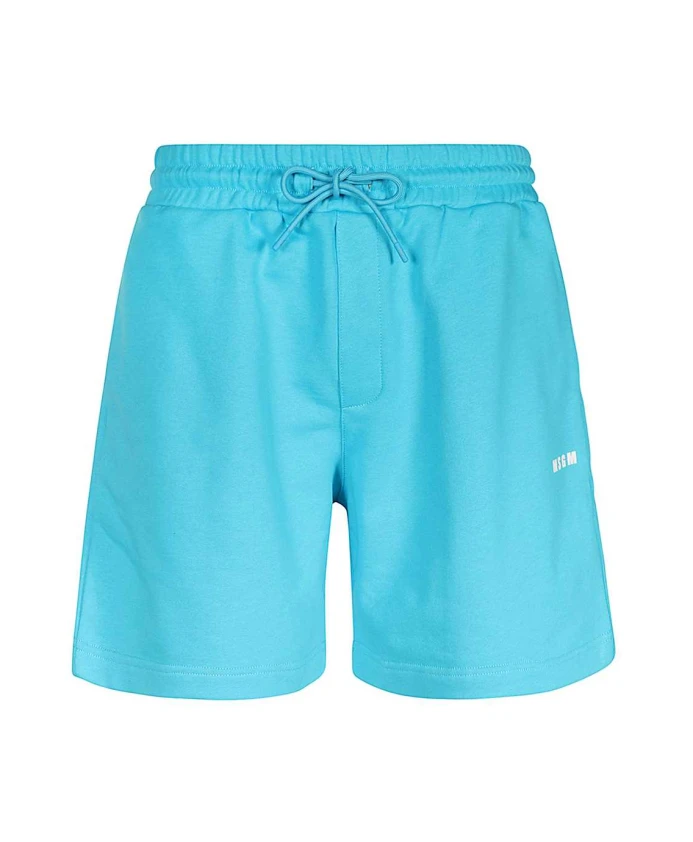 Хлопковые шорты-бермуды с эластичным поясом Msgm, синий
Хлопковые шорты-бермуды с эластичным поясом Msgm, синий
