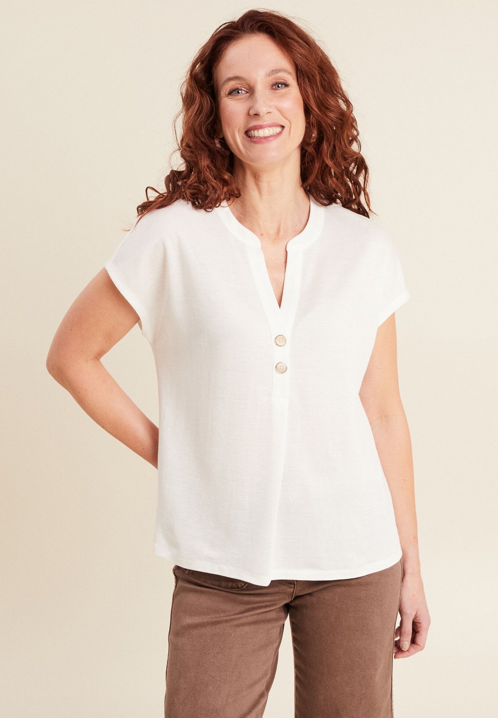 Базовая футболка KURZARM Breal, молочный
Базовая футболка KURZARM Breal, молочный