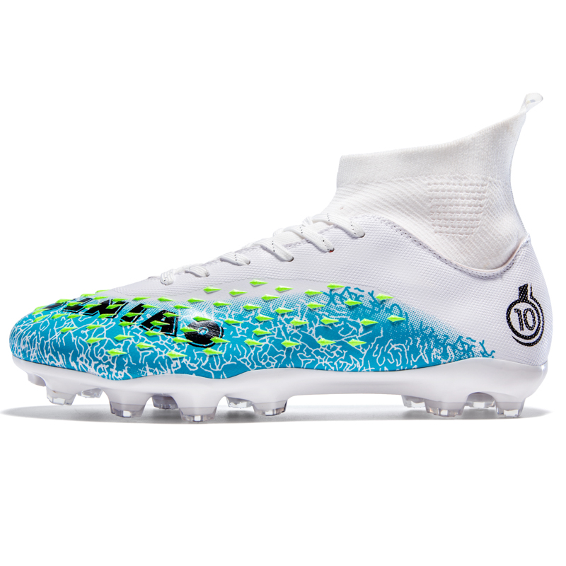 Футбольные бутсы для детей и подростков, легкие, с амортизацией и отскоком, среднего размера HBRK, аква
Футбольные бутсы для детей и подростков, легкие, с амортизацией и отскоком, среднего размера HBRK, аква