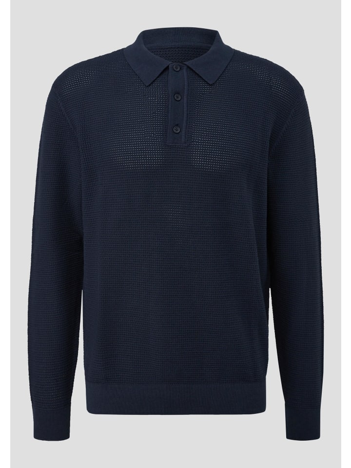 Вязаный свитер цвета 5884_глубокий синий QS
Вязаный свитер цвета 5884_глубокий синий QS