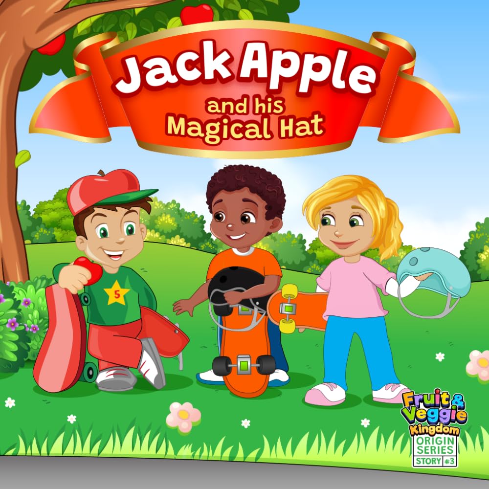 Jack Apple and His Magical Hat (Fruit & Veggie Kingdom Origin Series) (Independently published)
Jack Apple and His Magical Hat (Fruit & Veggie Kingdom Origin Series) (Independently published)