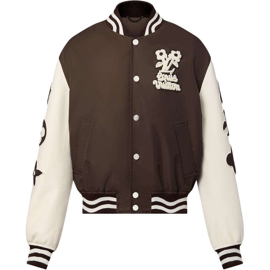 LOUIS VUITTON Вышитая бейсбольская куртка от Tyler The Creator, Brown
LOUIS VUITTON Вышитая бейсбольская куртка от Tyler The Creator, Brown