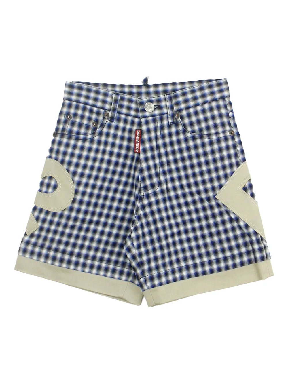 Шорты в клетку с нашивкой-логотипом DSQUARED2 KIDS, синий
Шорты в клетку с нашивкой-логотипом DSQUARED2 KIDS, синий