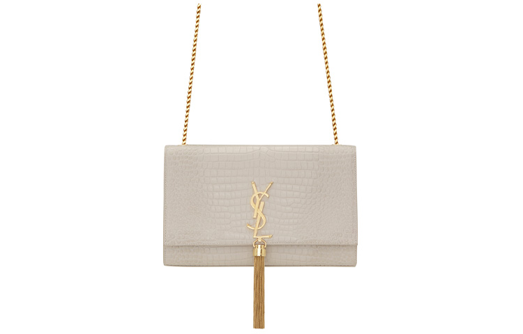 SAINT LAURENT Сумка через плечо среднего размера с бахромой из глянцевой кожи с тиснением под крокодила
SAINT LAURENT Сумка через плечо среднего размера с бахромой из глянцевой кожи с тиснением под крокодила