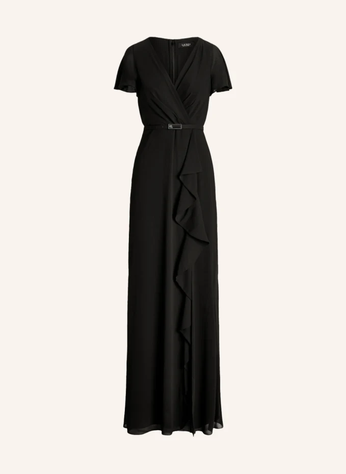 Вечернее платье фарриш с воланами Lauren Ralph Lauren, черный
Вечернее платье фарриш с воланами Lauren Ralph Lauren, черный