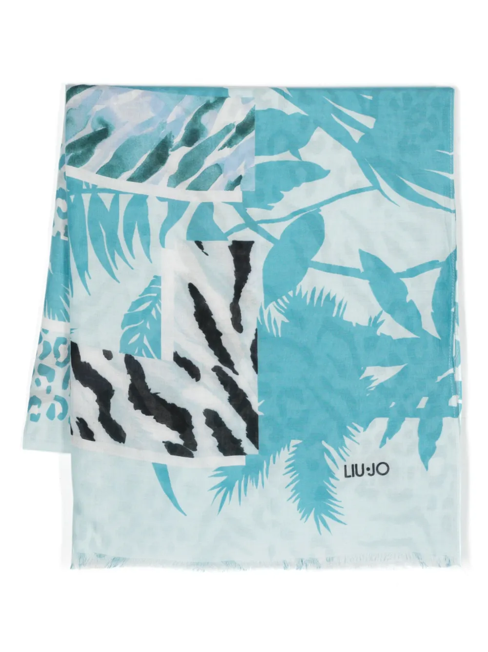 Шарф с анималистичным принтом LIU JO, синий
Шарф с анималистичным принтом LIU JO, синий