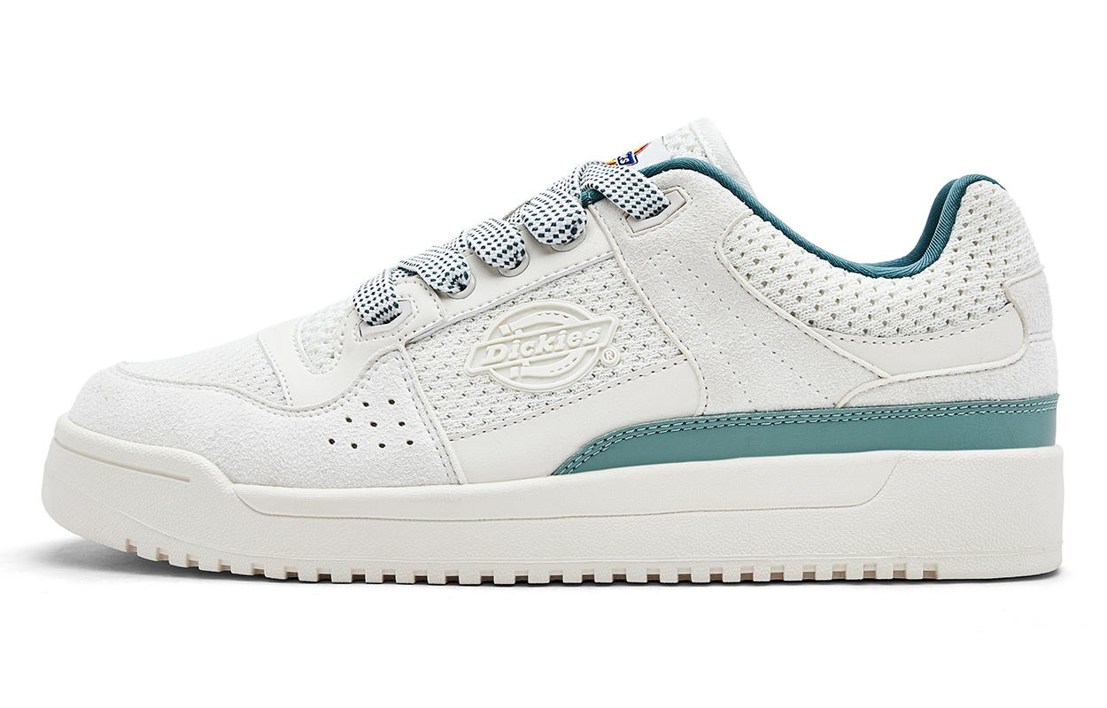 Dickies Низкие мужские кроссовки для скейтбординга, белые, озерно-голубые
Dickies Низкие мужские кроссовки для скейтбординга, белые, озерно-голубые