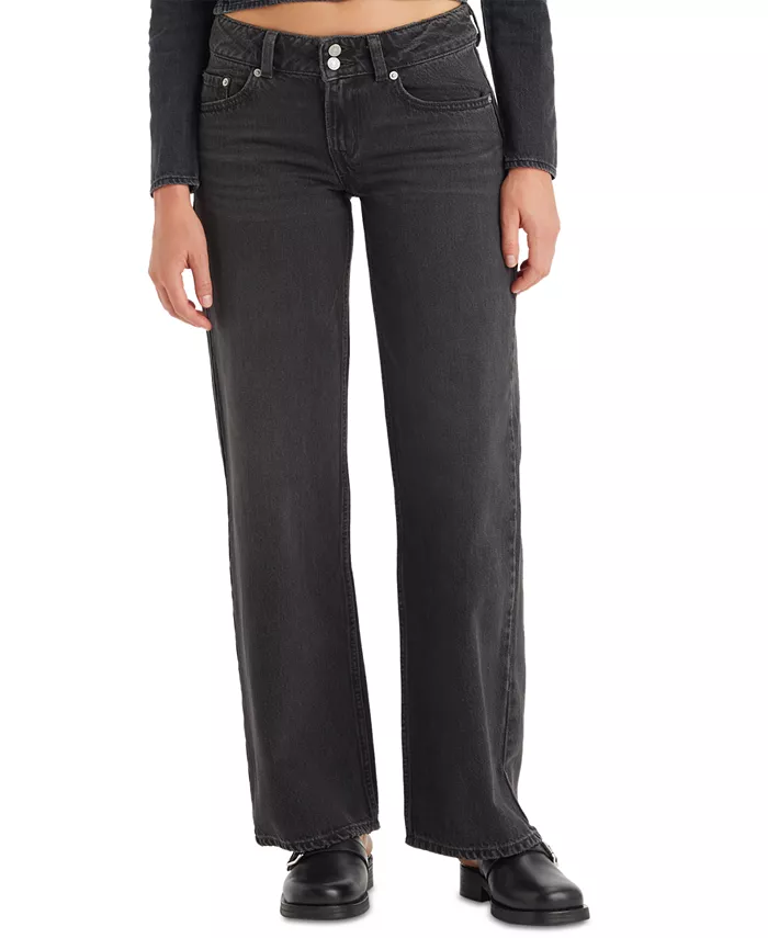 Женские джинсы Super-Low с двумя пуговицами расслабленного кроя Levi'S, черный
Женские джинсы Super-Low с двумя пуговицами расслабленного кроя Levi'S, черный