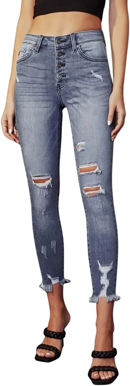 Женские джинсы Kan Can High Rise Button Fly Super Skinny
Женские джинсы Kan Can High Rise Button Fly Super Skinny