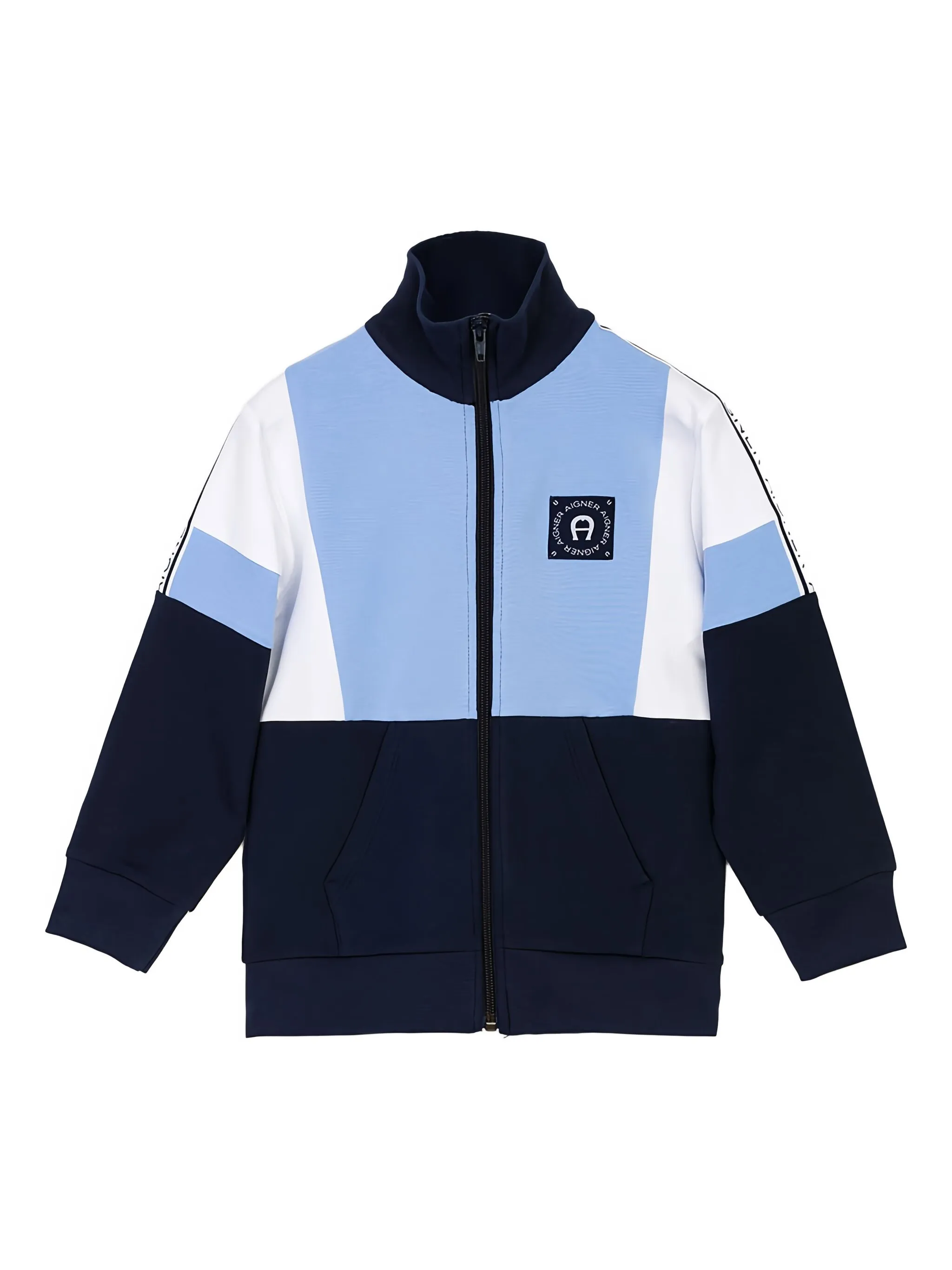 Куртка на молнии с логотипом Aigner Kids, синий
Куртка на молнии с логотипом Aigner Kids, синий