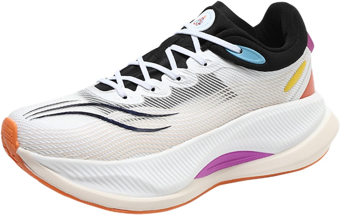 Мужские спортивные кроссовки с толстой подошвой, дышащей сеткой и шнуровкой, модные, с противоскользящей и удобной амортизацией, подходят для ходьбы, занятий в спортзале и фитнеса Qaoterod, белый
Мужские спортивные кроссовки с толстой подошвой, дышащей сеткой и шнуровкой, модные, с противоскользящей и удобной амортизацией, подходят для ходьбы, занятий в спортзале и фитнеса Qaoterod, белый