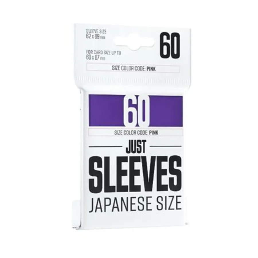Японский размер 62x89 мм — фиолетовый (60), Just Sleeves (Card Sleeves)
Японский размер 62x89 мм — фиолетовый (60), Just Sleeves (Card Sleeves)