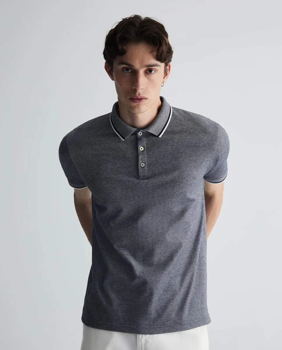 Поло в крапинку Sfera, темно-синий
Поло в крапинку Sfera, темно-синий